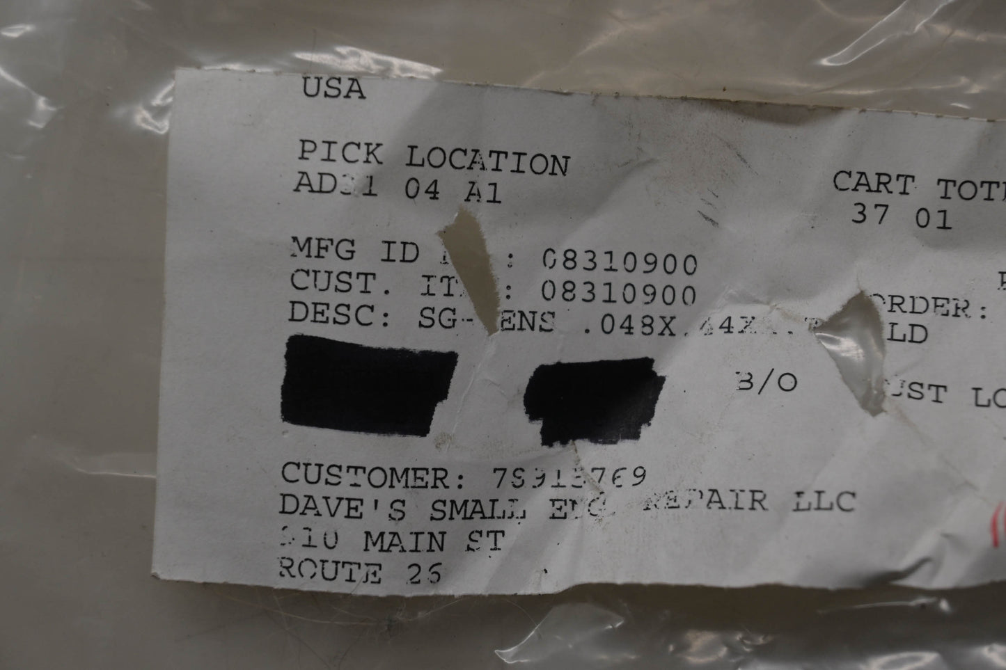 Ariens 08310900 Tension Spring NOS