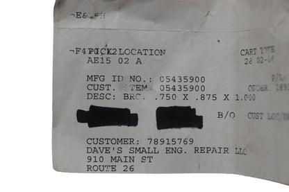 Ariens 05435900 Lawnmower Bearing NOS