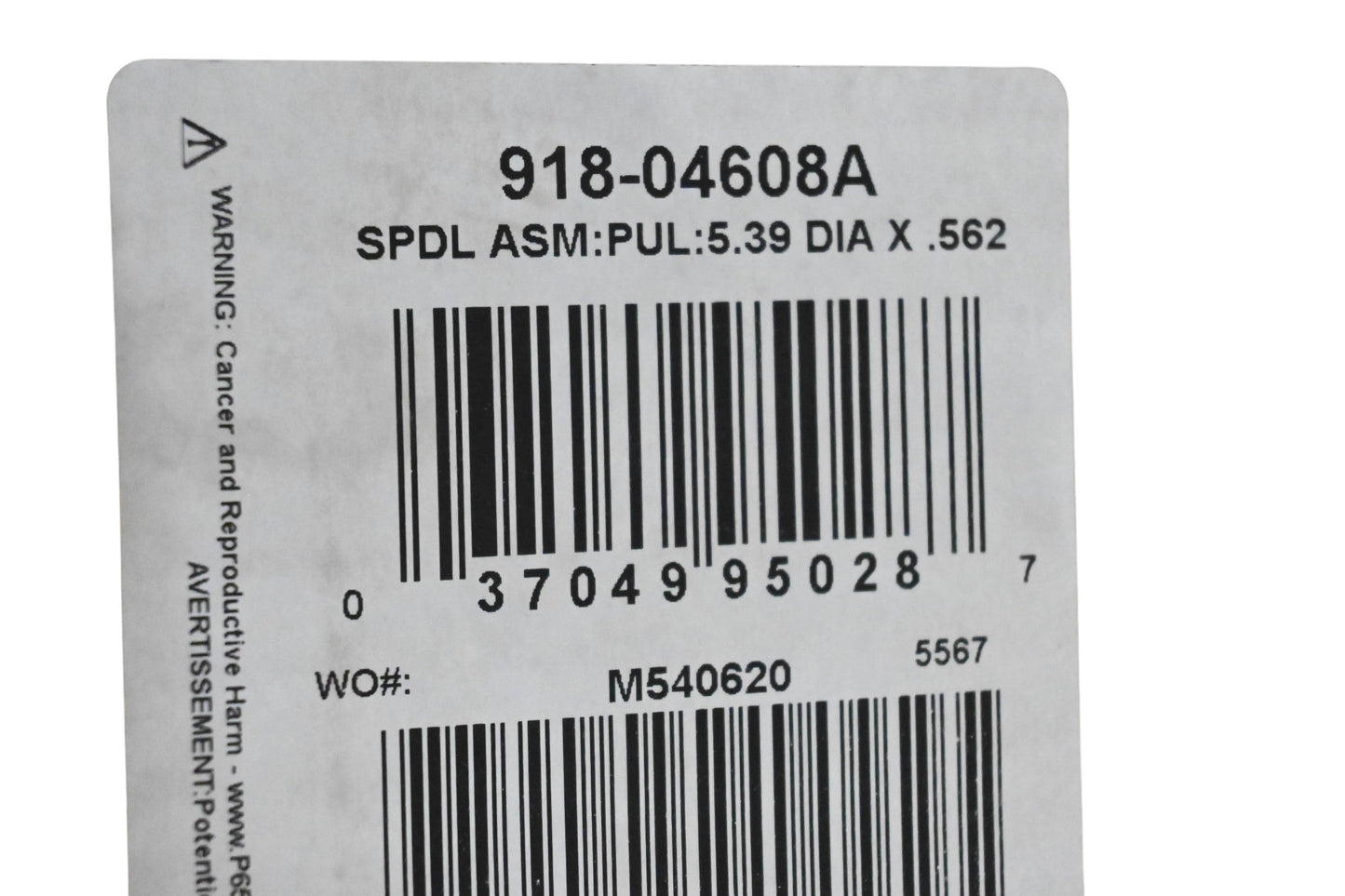 MTD 918-04608A Spindle NOS