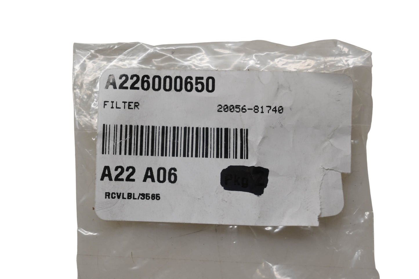 Shindaiwa A226000650 Air Filter NOS