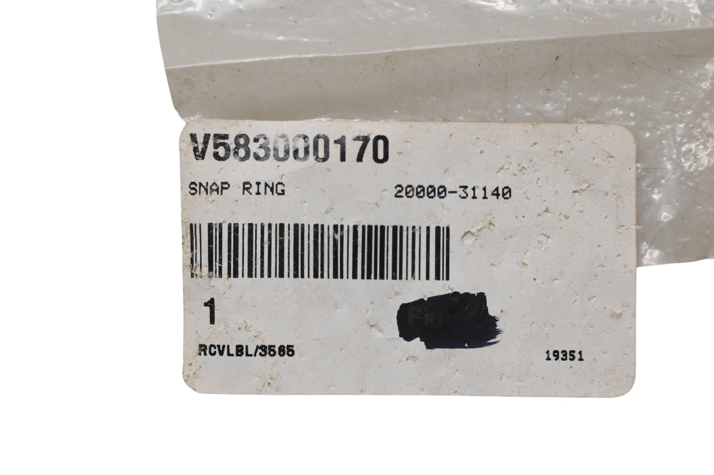 New OEM Echo V583000170 Snap Rings Qty 2 NOS