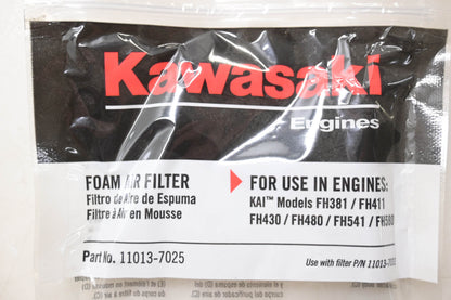 New OEM Kawasaki 11013-7025 Foam Air Filter NOS