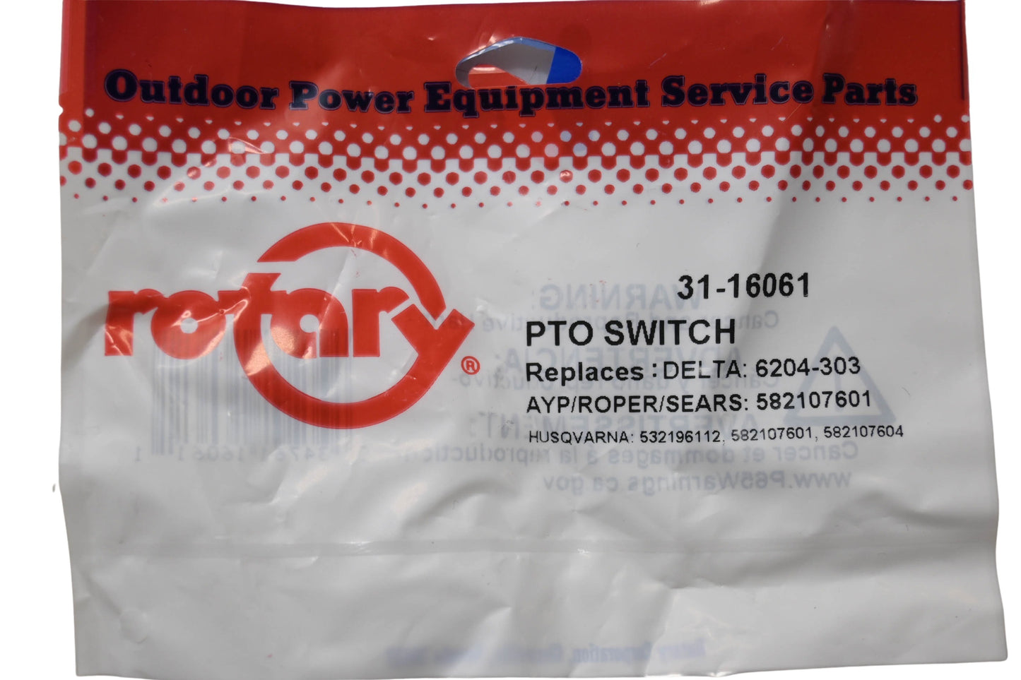 Rotary 31-16061 PTO Switch NOS