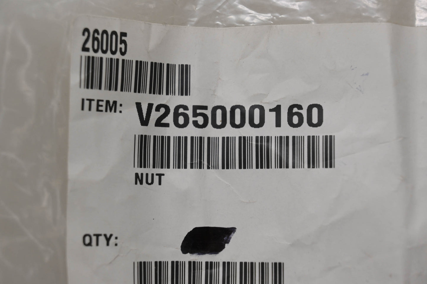 New OEM Echo V265000160 Nuts Qty 4 NOS