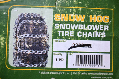ICC 3302SH Snow Hog Snowblower Tire Chain Pair NOS