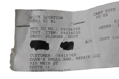 Ariens 09238200 Dust Slinger NOS