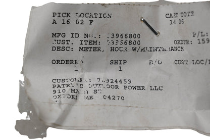 Ariens 03966800 Hour Meter NOS