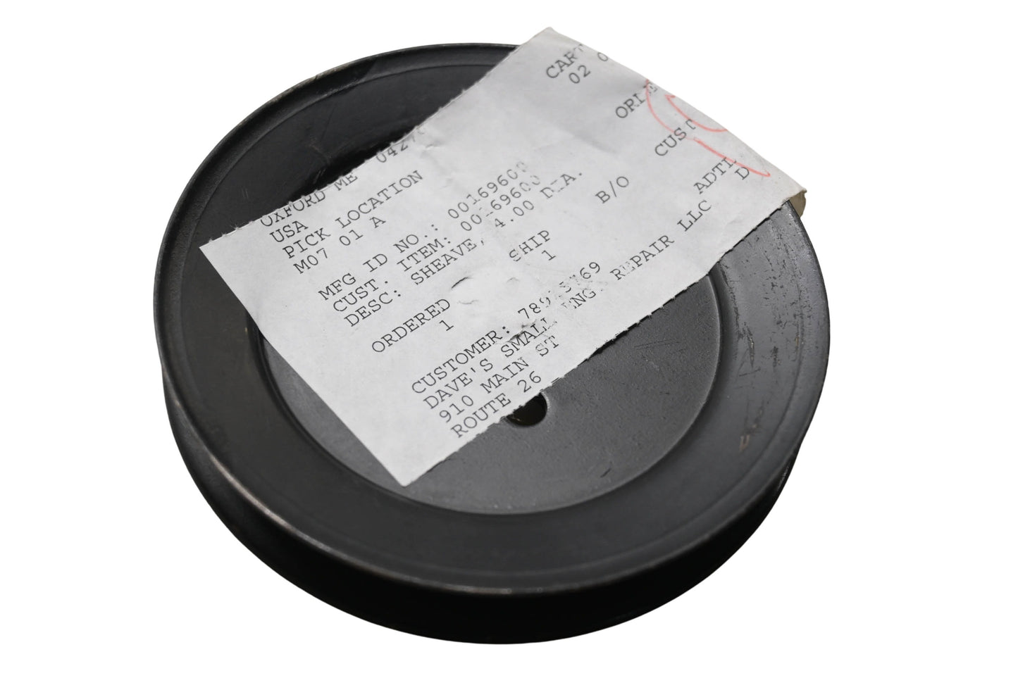 Ariens 00169600 Sheave 4.00 Diameter NOS