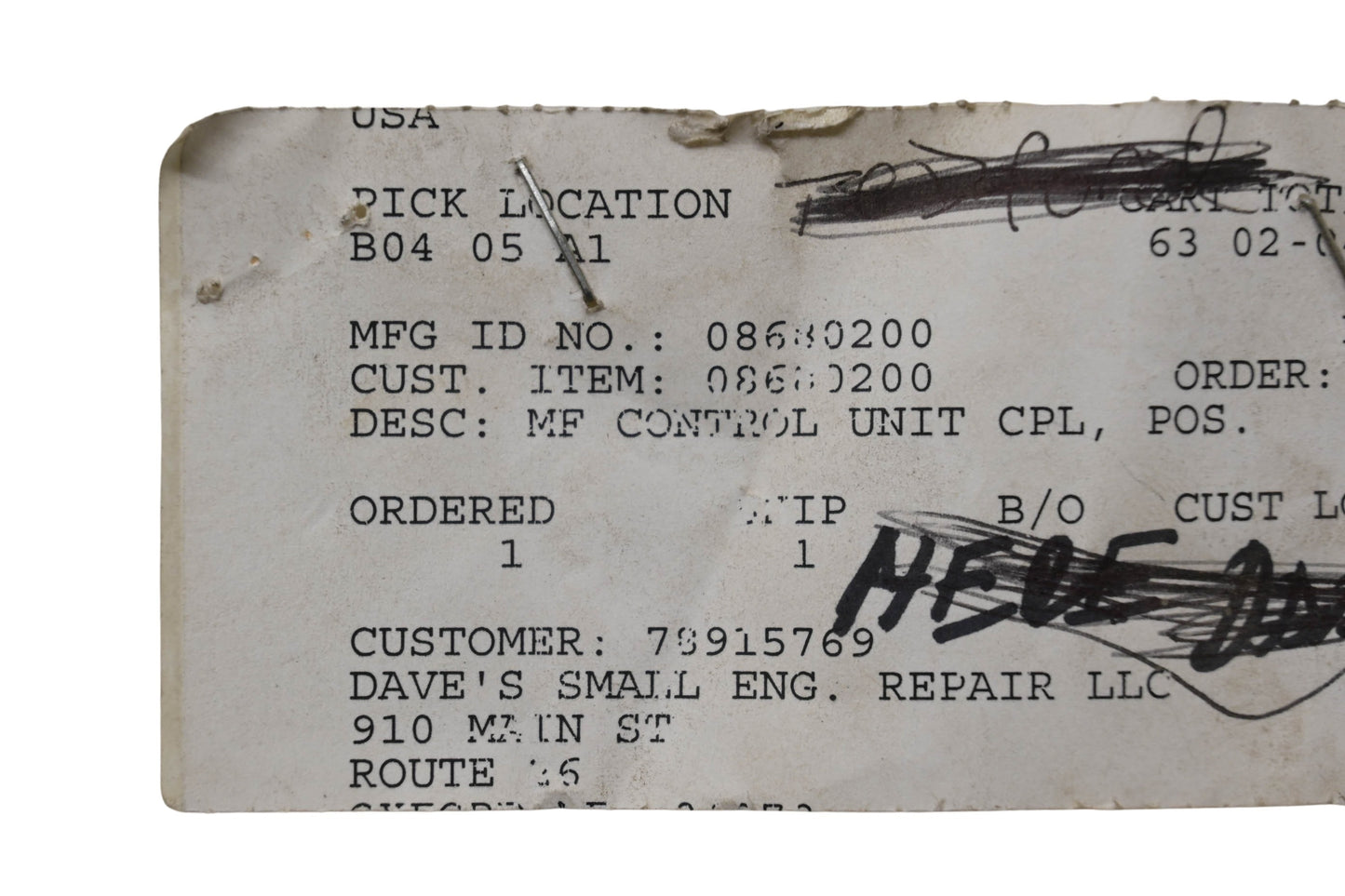 Ariens 08680200 MF Control Unit NOS