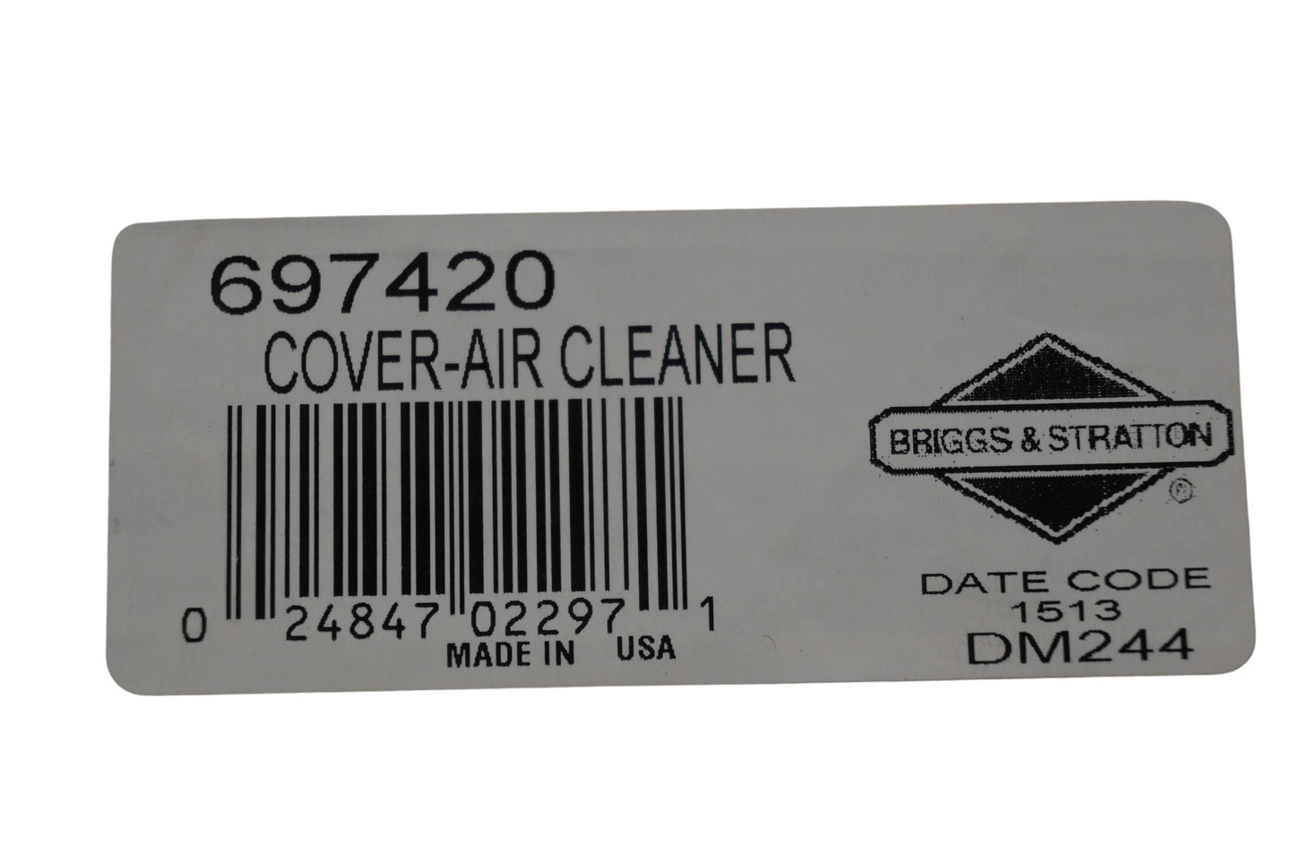 New OEM Briggs & Stratton 697420 Air Cleaner Cover NOS