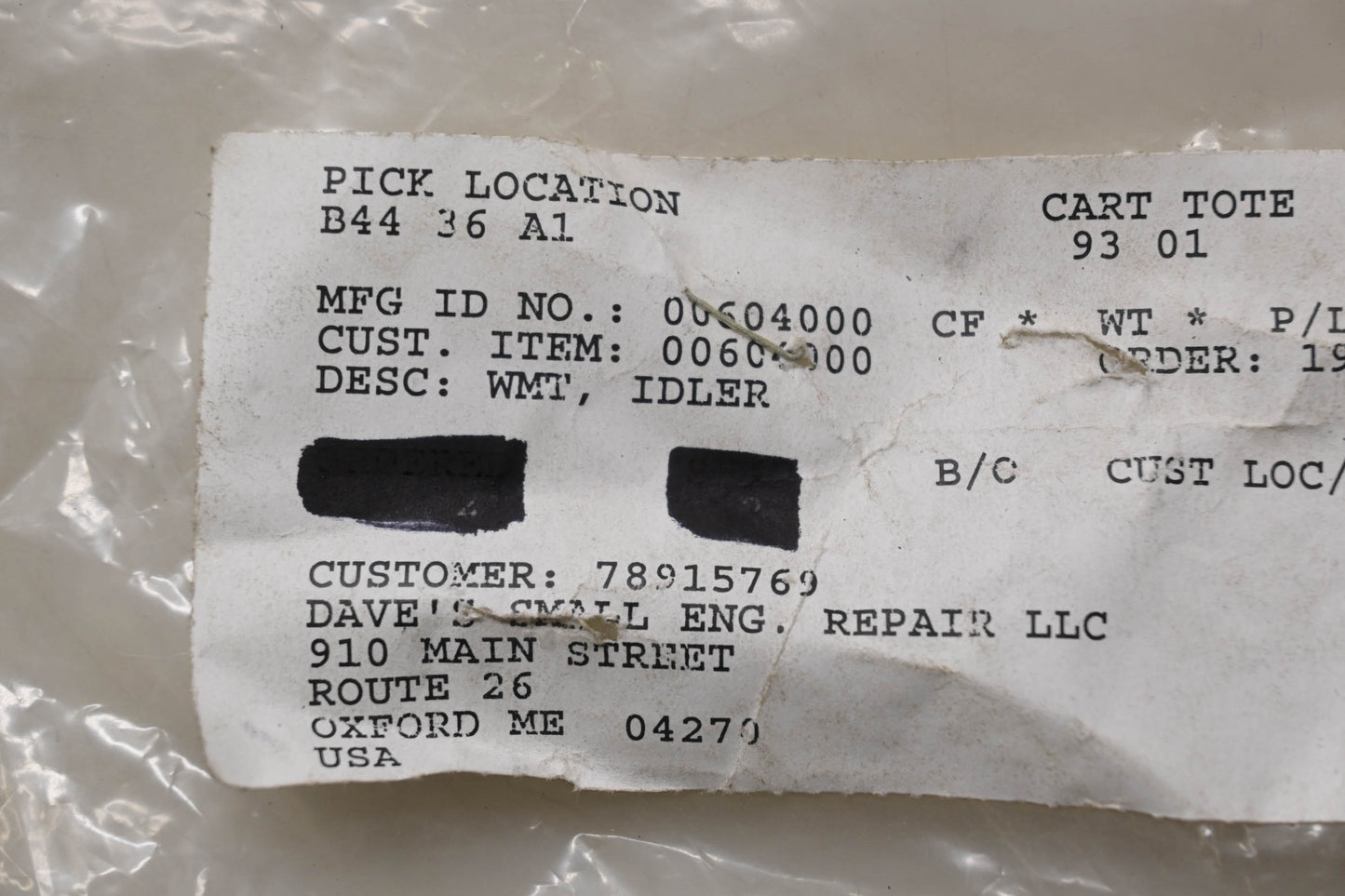 Ariens 00604000 Lawnmower Weldment NOS