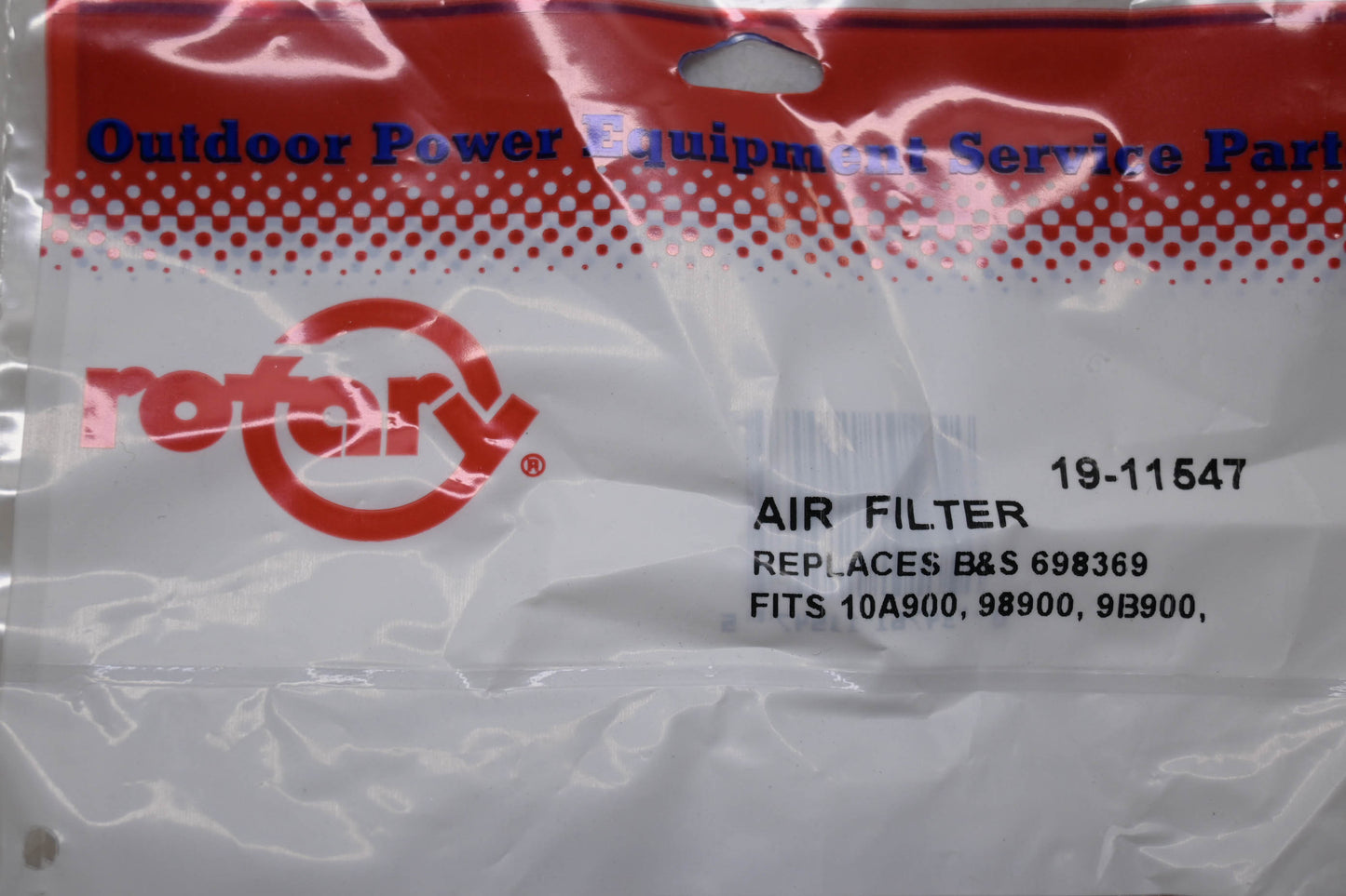 Rotary 19-11547 Air Filter NOS