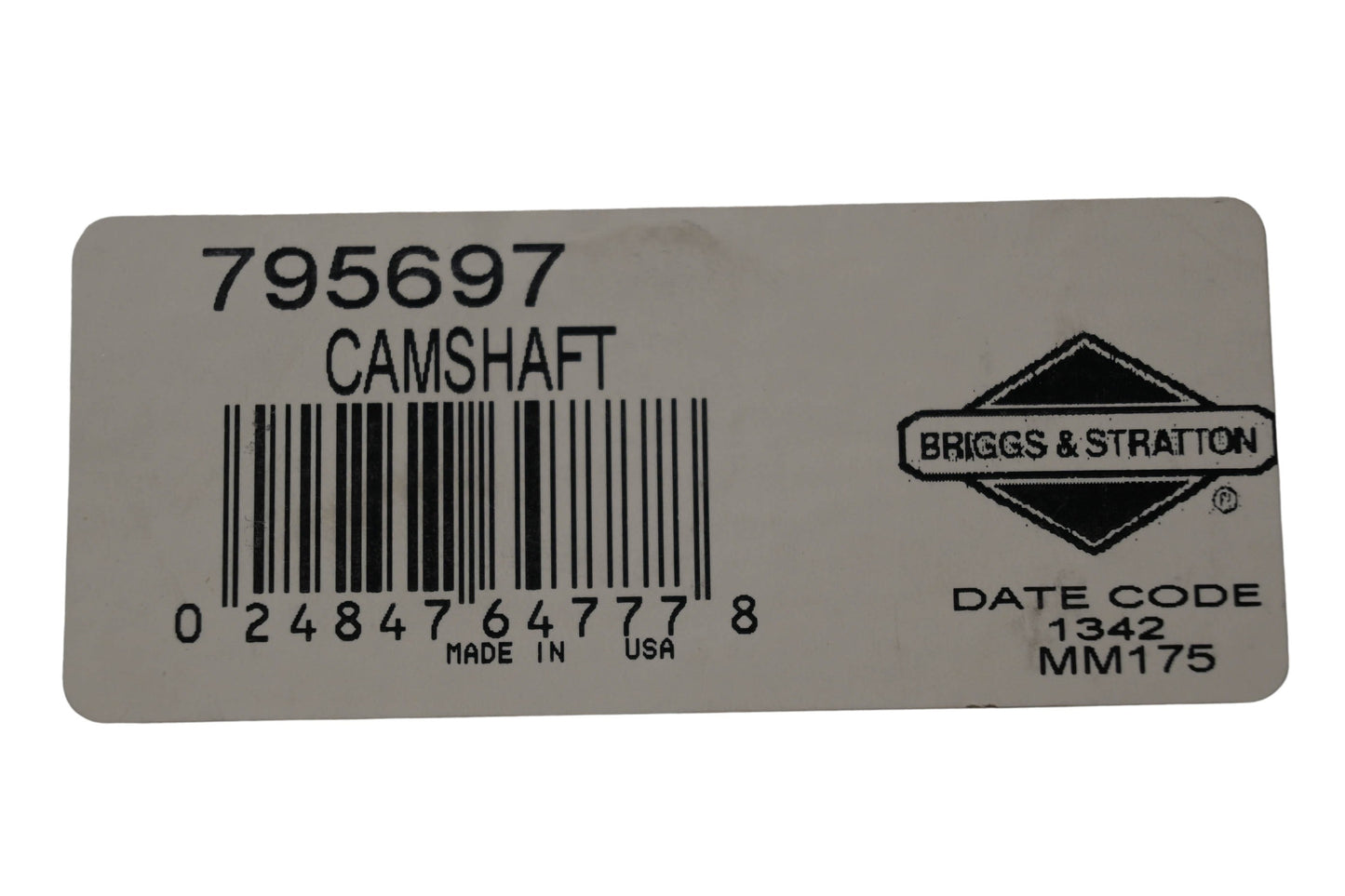 New OEM Briggs & Stratton 795697 Camshaft NOS