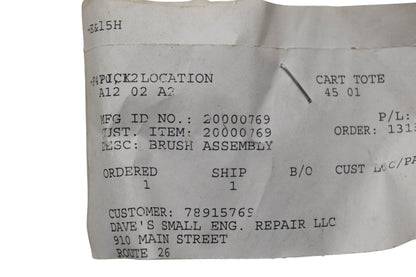 Ariens 20000769 Brush Assembly NOS