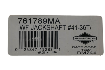 New OEM Briggs & Stratton 761789MA Jackshaft NOS