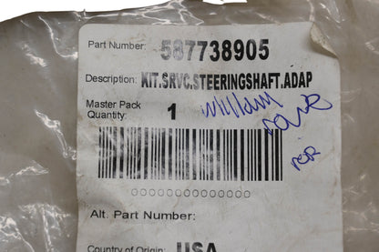 Craftsman 587738905 Steering Shaft Adaptor Kit NOS