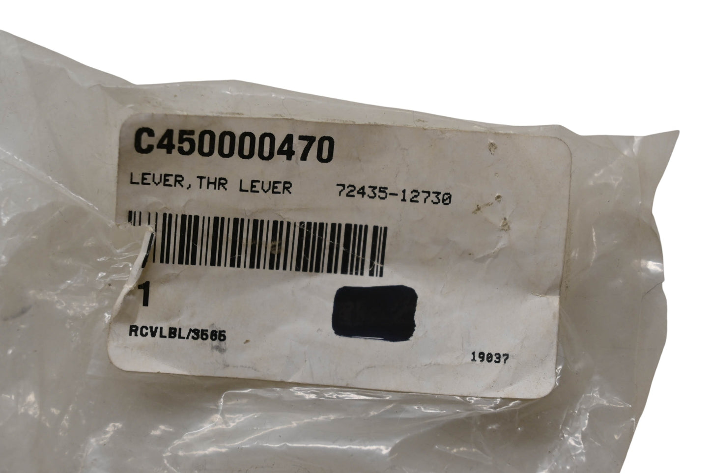 New OEM Echo C450000470, 72435-12730 Throttle Lever NOS