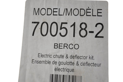 Bercomac 700518-2 Electric Chute & Deflector Kit NOS