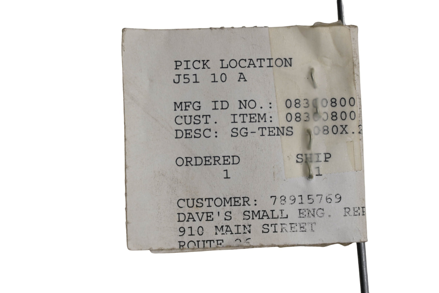 Ariens 08300800 Tension Spring NOS