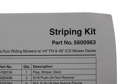 Ferris 5600963 Striping Kit NOS