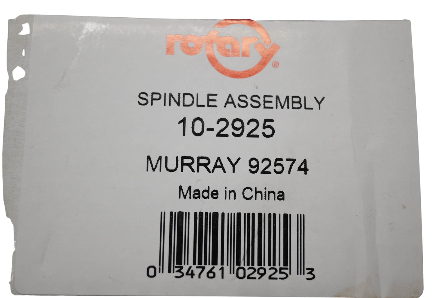 Rotary 10-2925, 92574 Spindle Assembly NOS