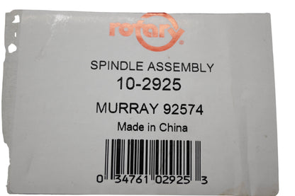 Rotary 10-2925, 92574 Spindle Assembly NOS
