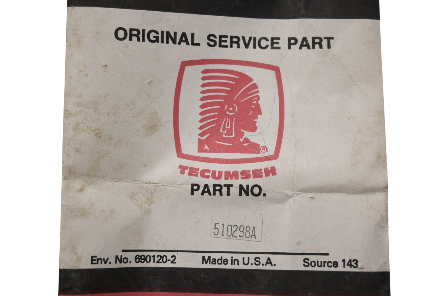 New OEM Tecumseh 510298A Gasket NOS