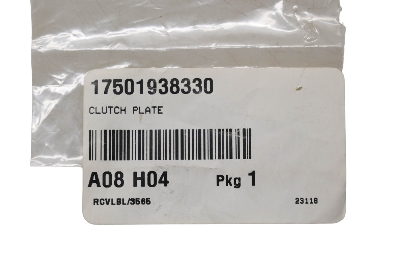 New OEM Echo 17501938330 Clutch Plate NOS