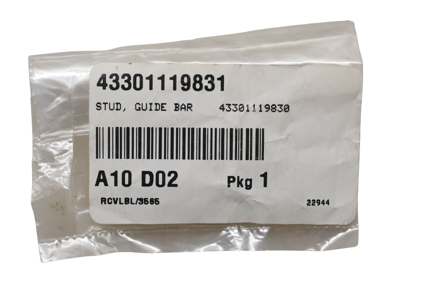 New OEM Echo 43301119831 Guide Bar Stud NOS