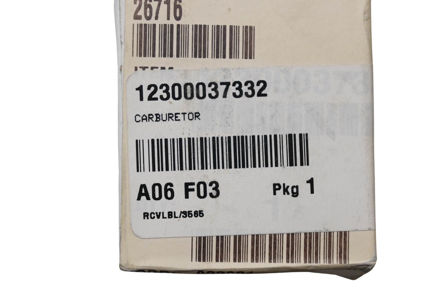 New OEM Echo 12300037332 Carburetor NOS