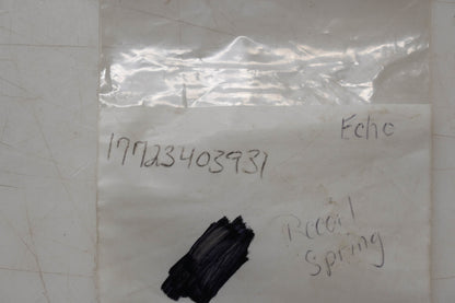 New OEM Echo 17723403931 Pawl Spring NOS