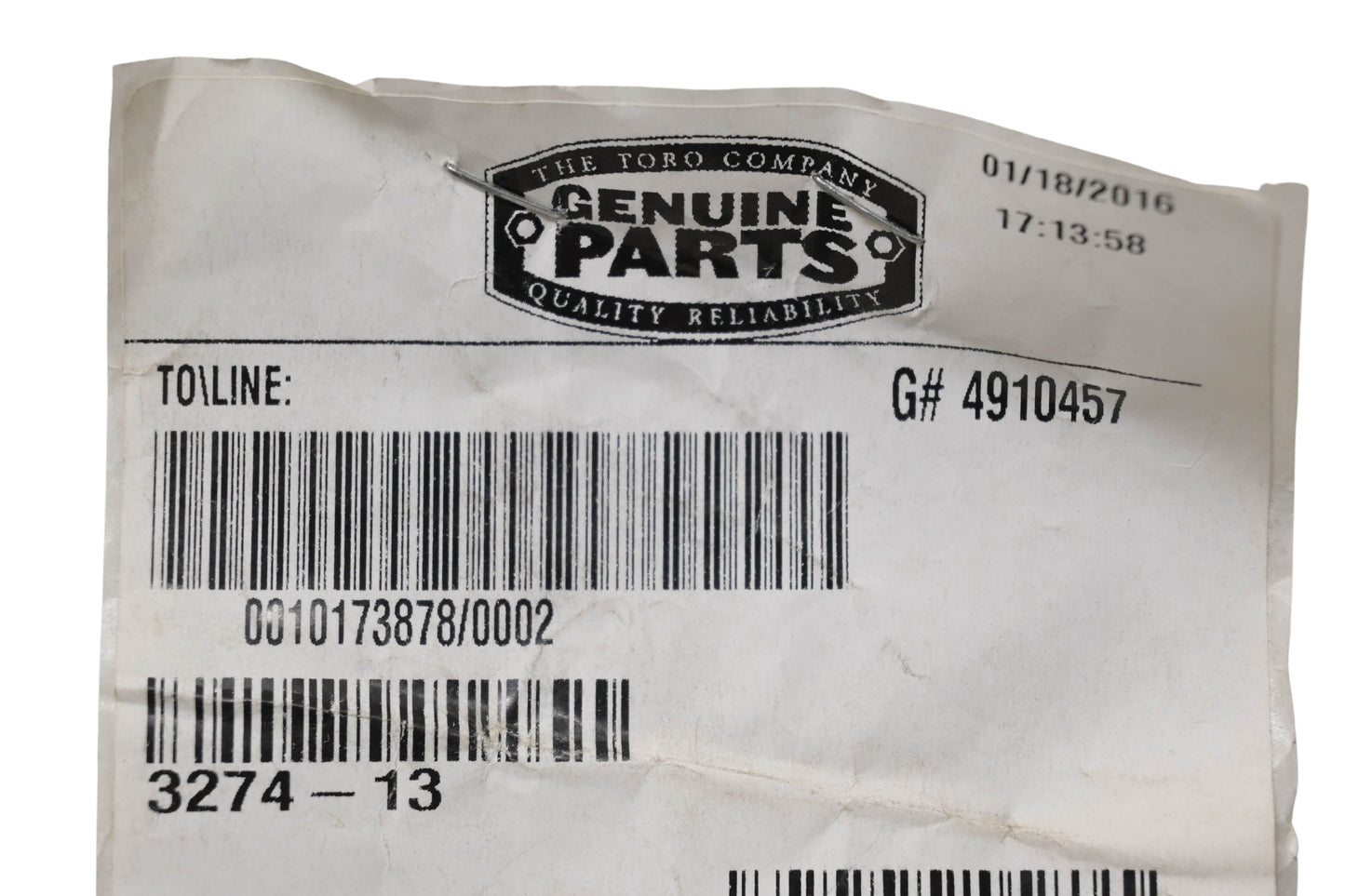 Toro 3274-13 Screws Qty 2 NOS