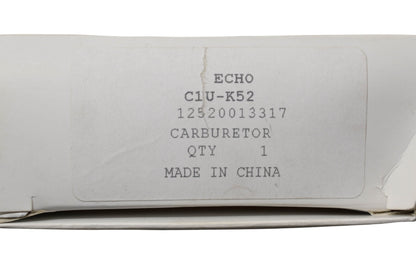 New OEM Echo 12520013317 Carburetor NOS