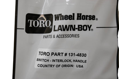Toro 131-4830 Interlock Switch Handle NOS