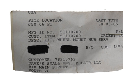 Ariens 51110700 Wheel Mount Hub