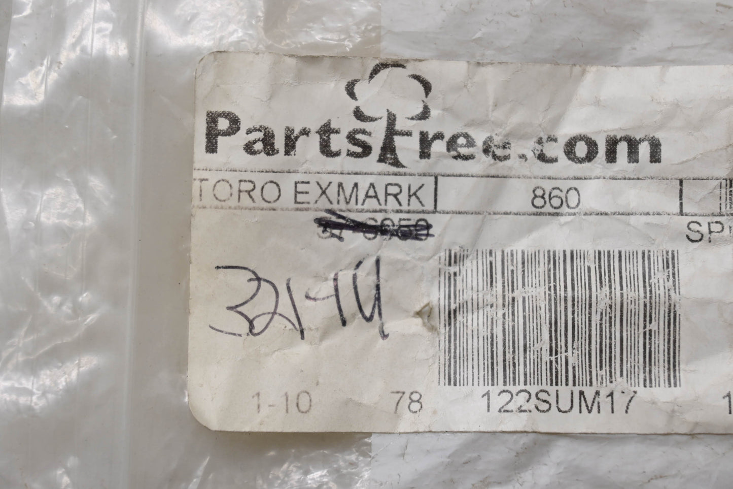 Toro 321-14 Screw NOS