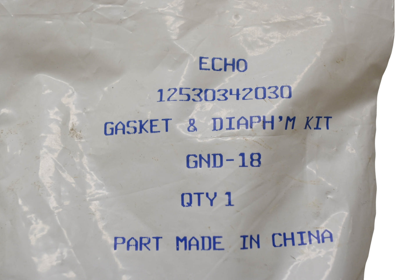 New OEM Echo 12530342030 Gaskets & Diaphragms NOS