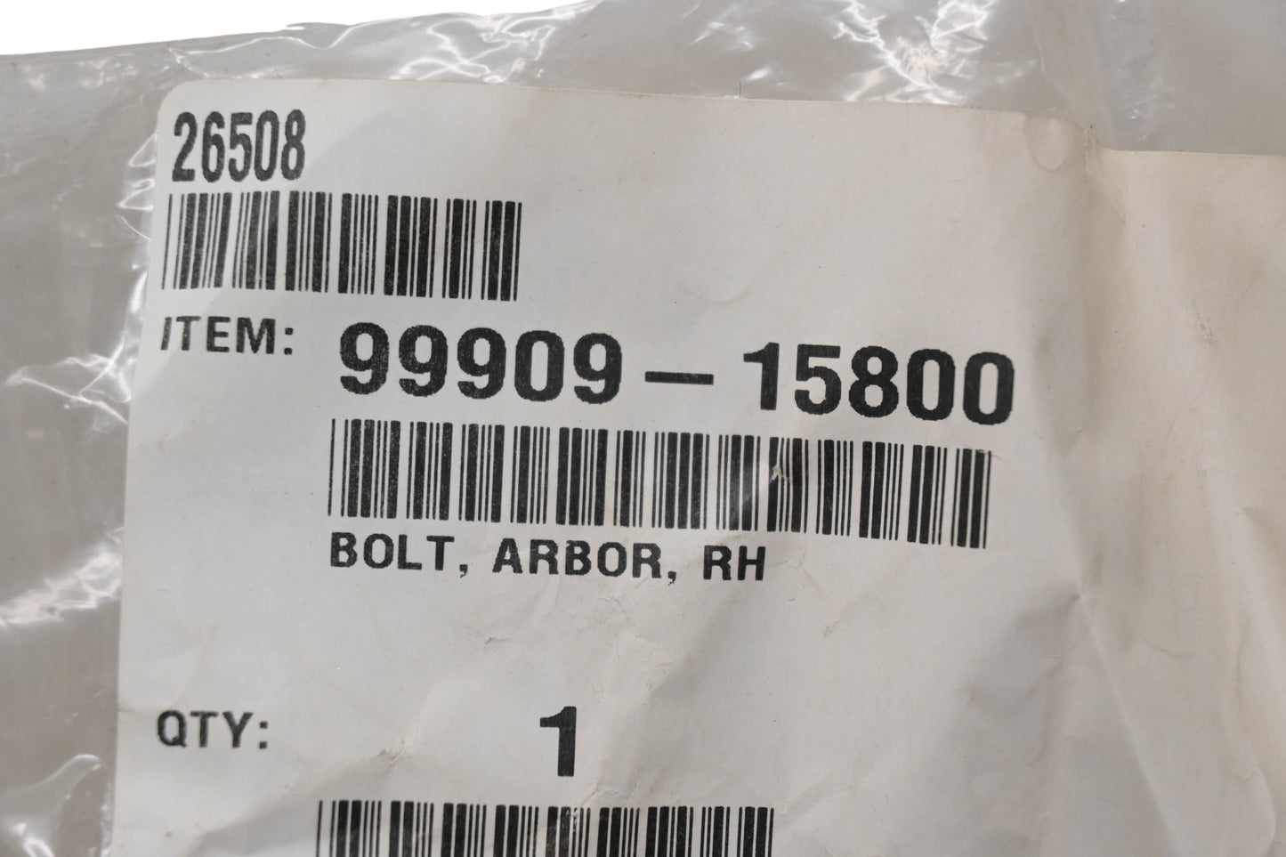 New OEM Echo 99909-15800 Arbor Bolt NOS