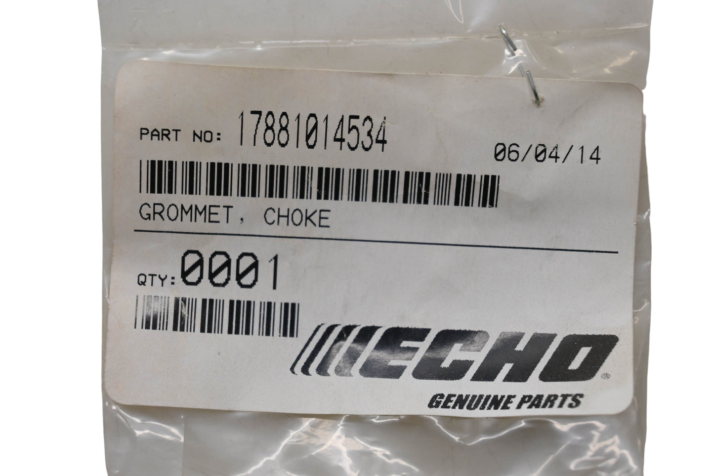 New OEM Echo 17881014534 Choke Grommet NOS