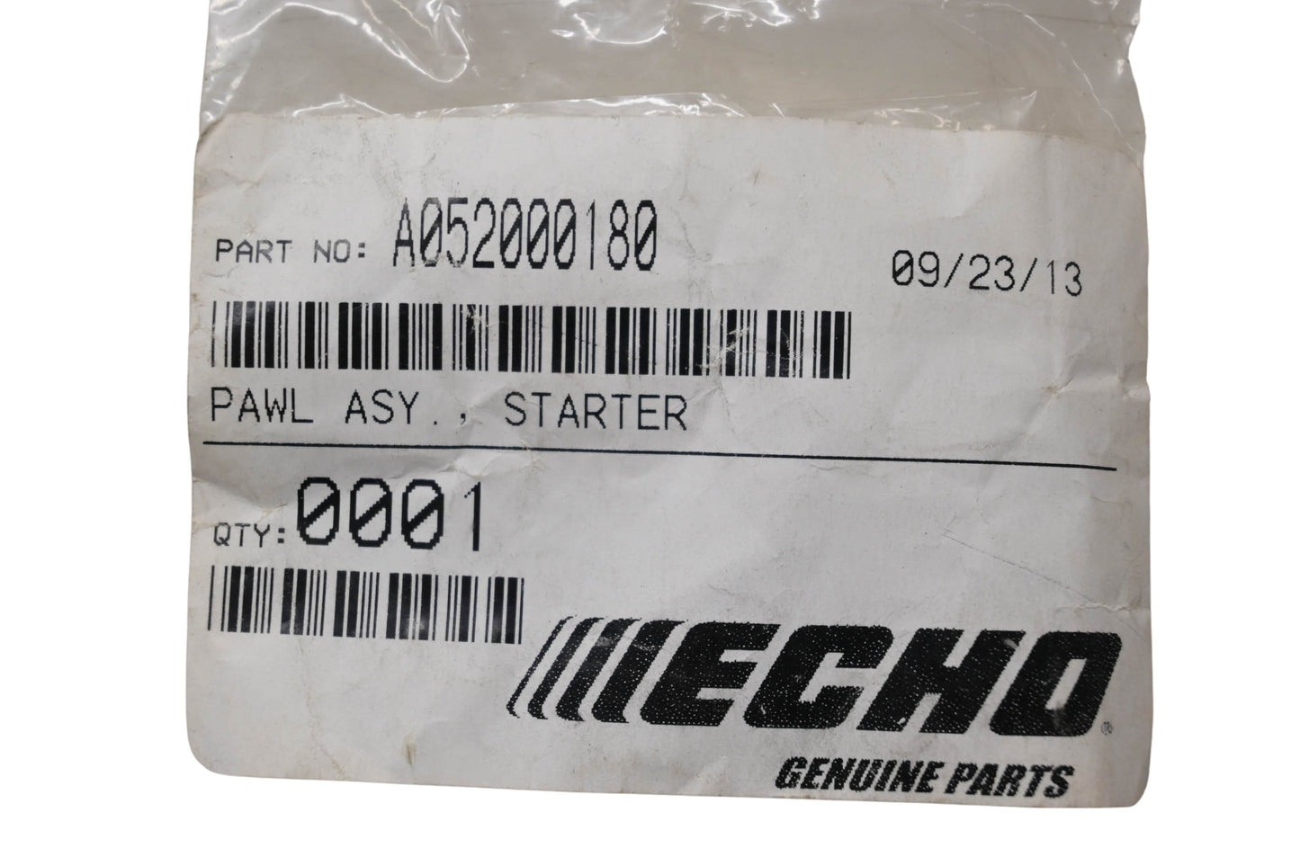 New OEM Echo A052000180 Starter Pawl Assembly NOS