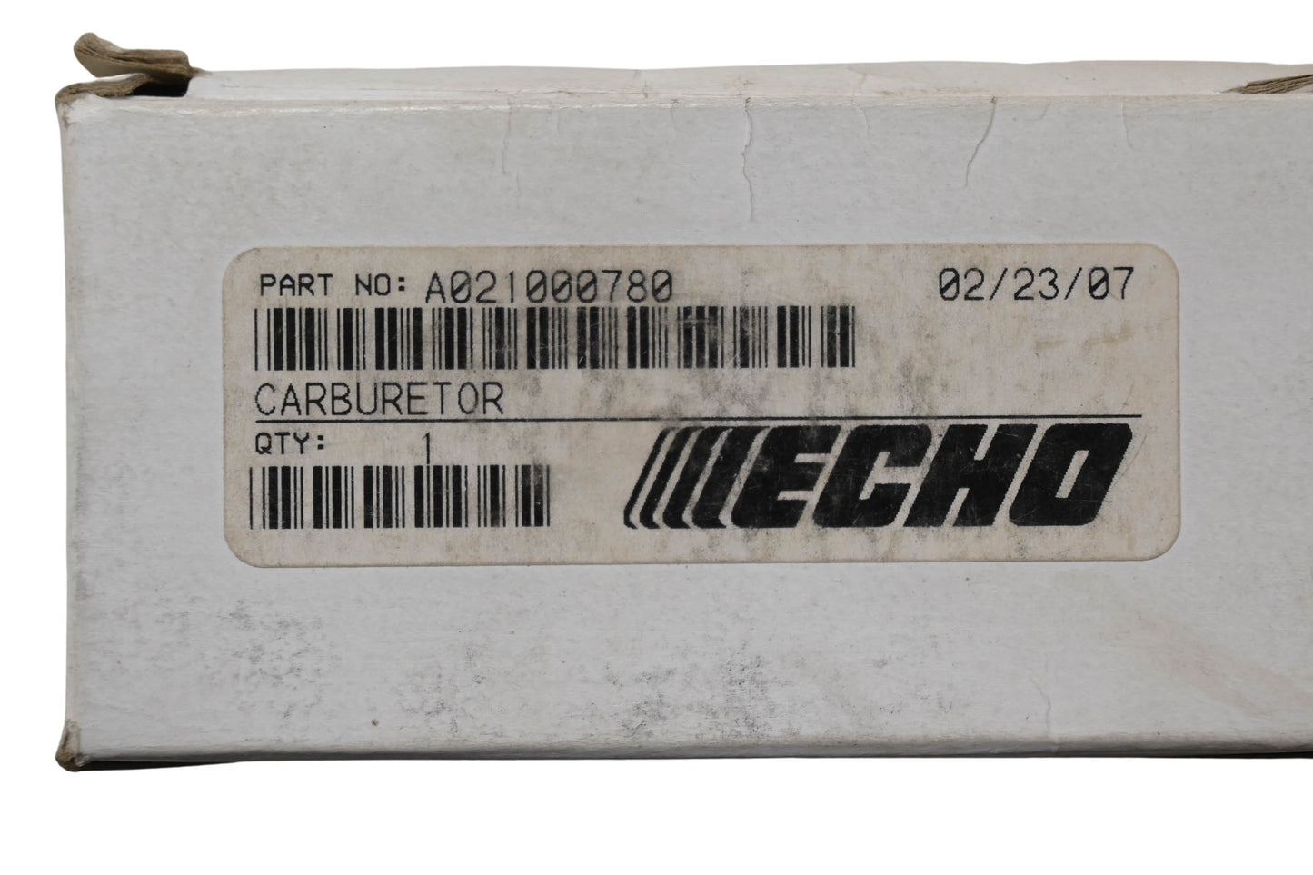 New OEM Echo A021000780 Carburetor NOS
