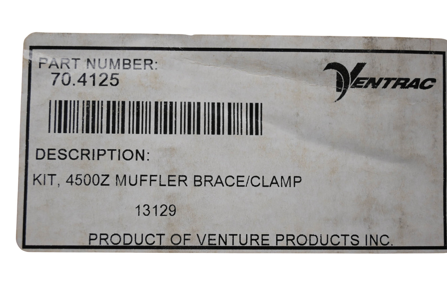 Ventrac 70.4125 4500Z Muffler Brace Clamp Kit NOS