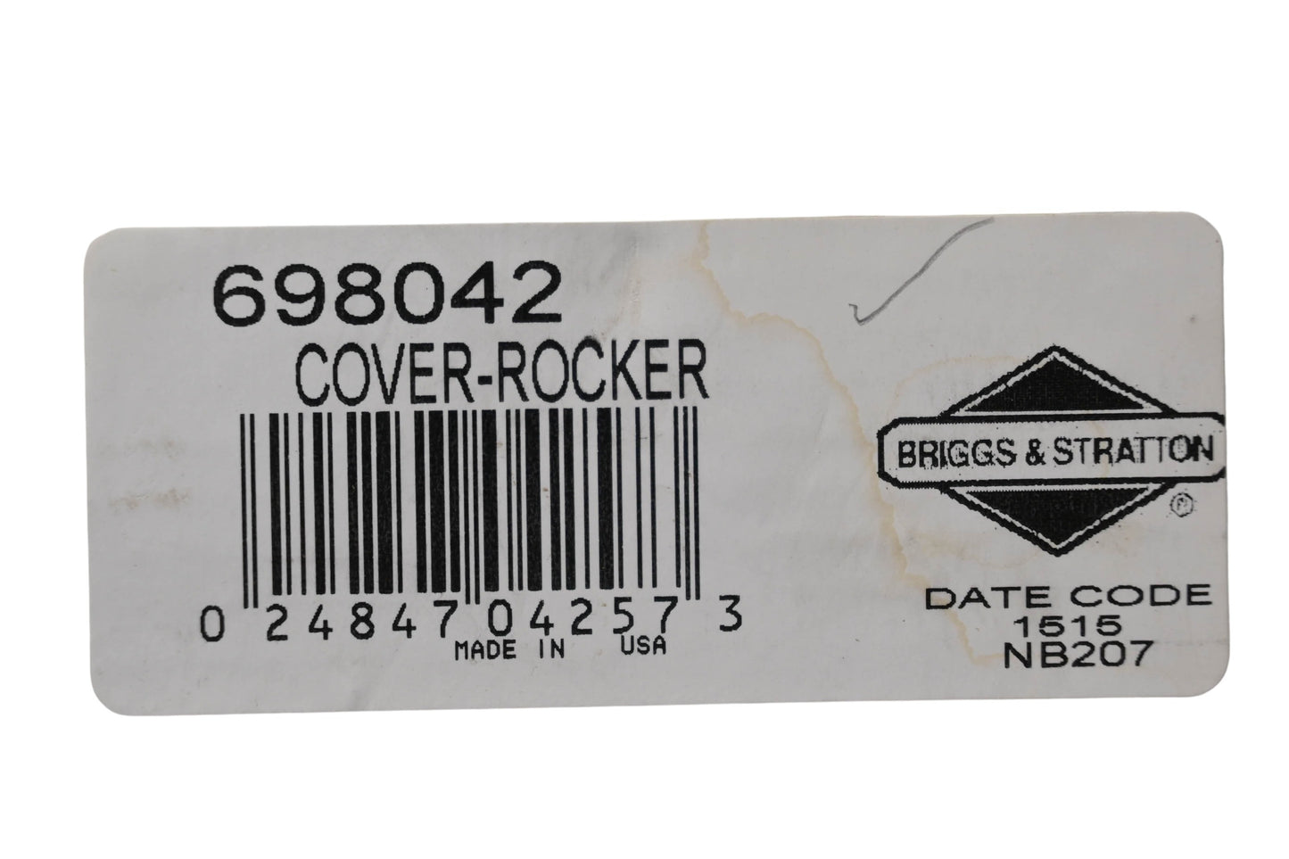 New OEM Briggs & Stratton 698042 Rocker Cover NOS