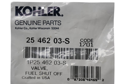 Kohler 25 462 03-S Fuel Shut Off Valve NOS