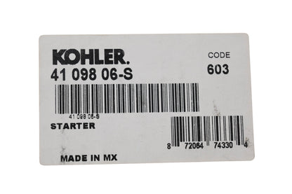 Kohler 41 098 06-S Starter NOS