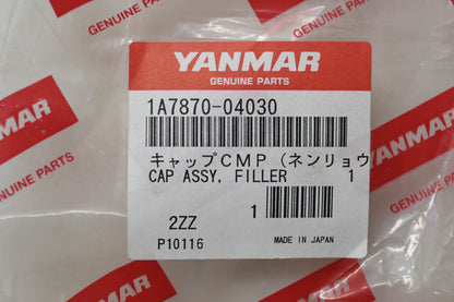 Yanmar 1A7870-04030 Filler Cap Assembly NOS