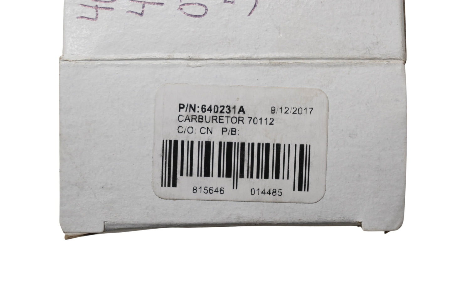 New OEM Tecumseh 640231A Carburetor NOS