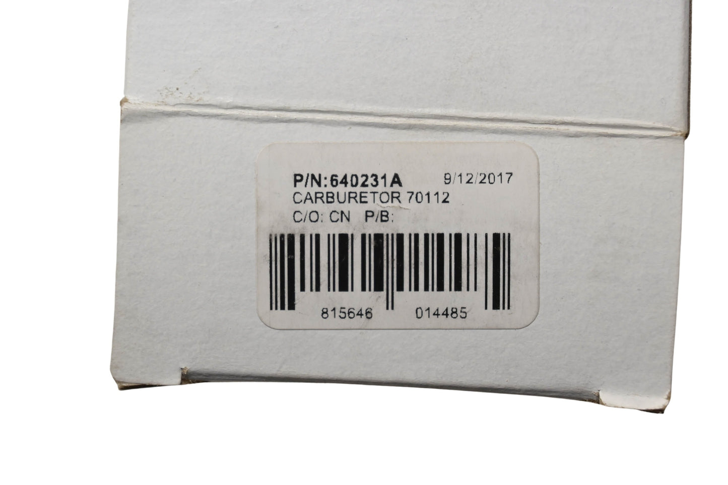 New OEM Zama 640231A Replacement Carburetor NOS