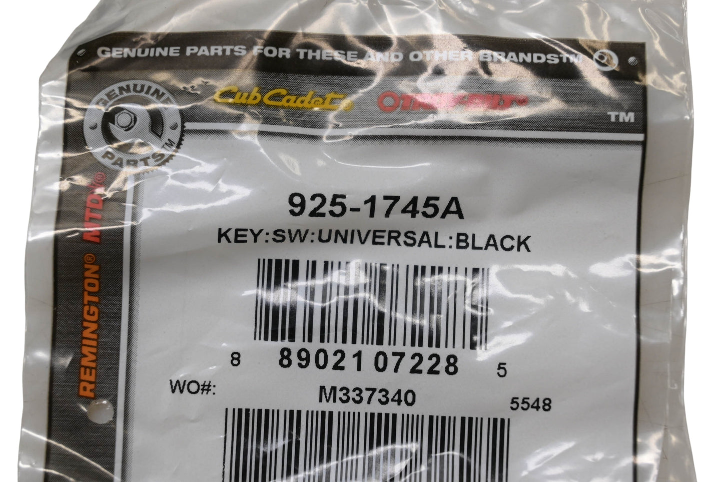 Cub Cadet 925-1745A Universal Key NOS