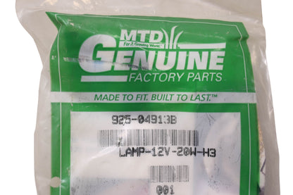 MTD 925-04913B Bulb NOS